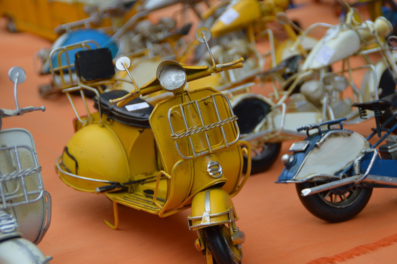 Vespa d'epoca in ottime condizioni, simbolo del design italiano e della cultura degli anni '60.