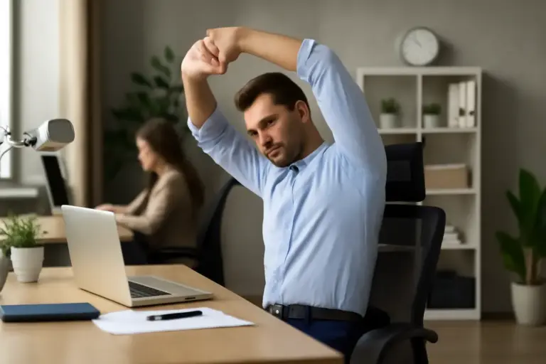 Fitness per chi lavora tutto il giorno seduto: le mosse che sciolgono tensioni e migliorano attenzione