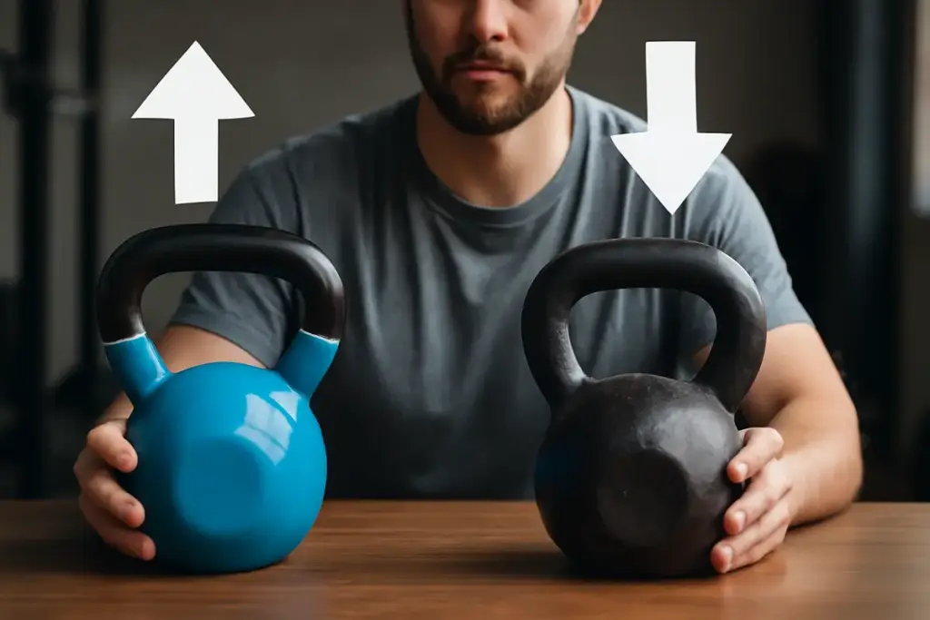 Recensione kettlebell rivestiti in vinile: benefici e limiti rispetto ai modelli in ghisa classici