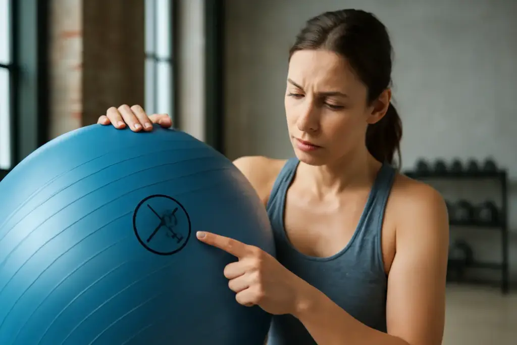 Cosa cercare in una fitball per esercizi di stabilità? Il parametro ignorato che migliora durata e sicurezza